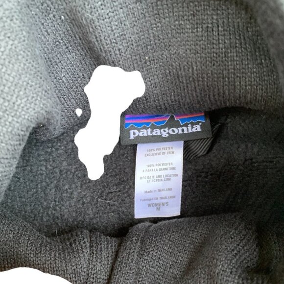2013 Patagonia Quilt Insulated Long Coat Medium Black - Picture 7 of 11